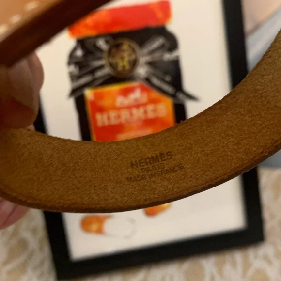 Hermes Leather Bracelet - Never Worn